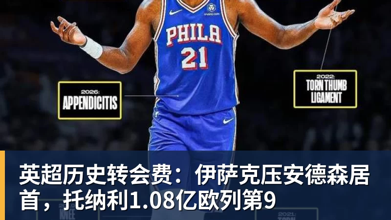乐鱼体育英超历史转会费:伊萨克压安德森居首,托纳利1.08亿欧列第9
